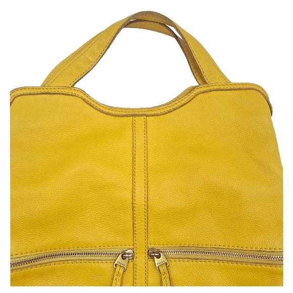 Vintage Y2K Fossil Leather Convertible Erin Foldover Crossbody Bag - Picture 4 of 11